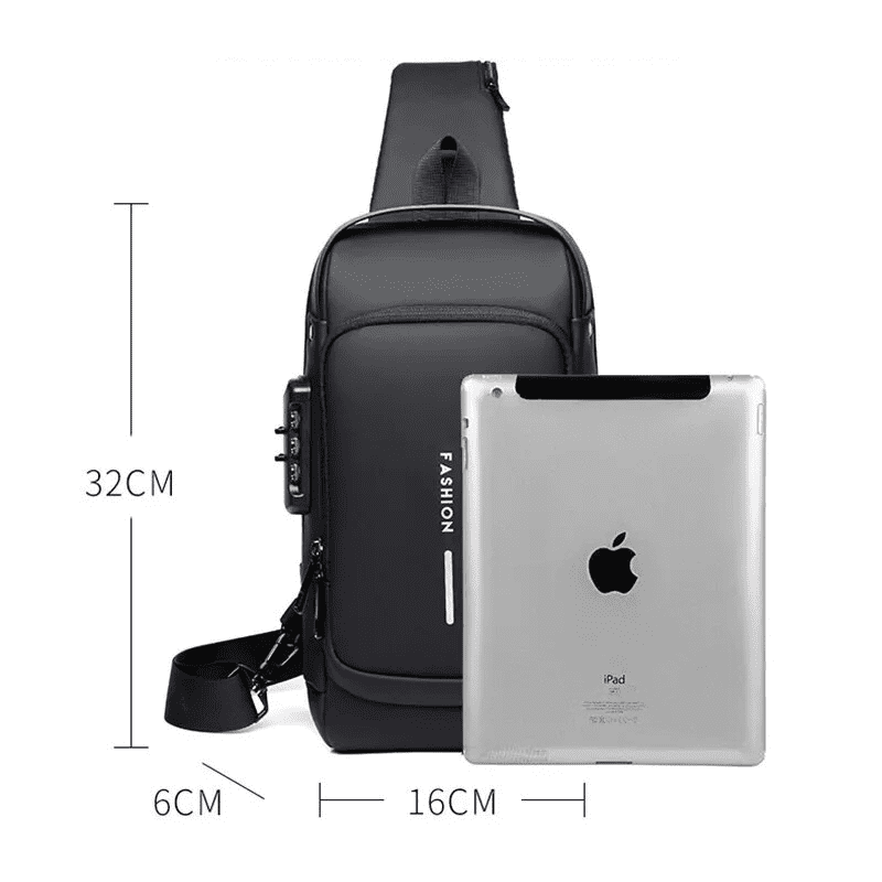 bolsa transversal masculina